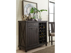 Yosemite Solid Wood Wine Bar in Cafe - Ornate Home