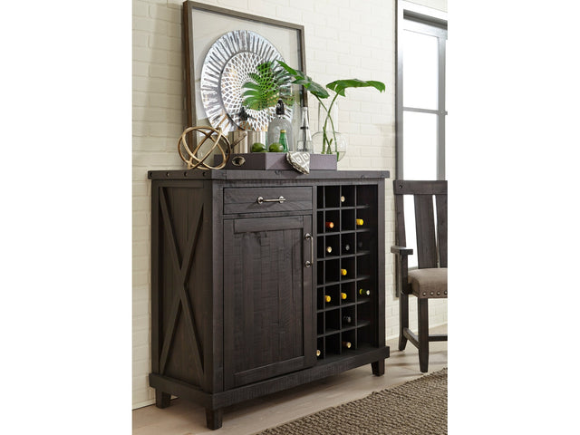 Yosemite Solid Wood Wine Bar in Cafe - Ornate Home