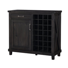 Yosemite Solid Wood Wine Bar in Cafe - Ornate Home