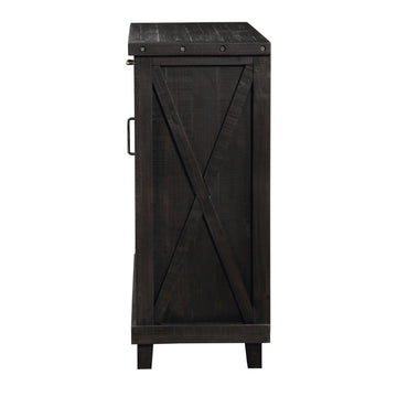 Yosemite Solid Wood Wine Bar in Cafe - Ornate Home