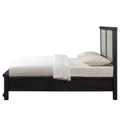 Yosemite Upholstered Footboard California King Storage Bed in Cafe - Ornate Home