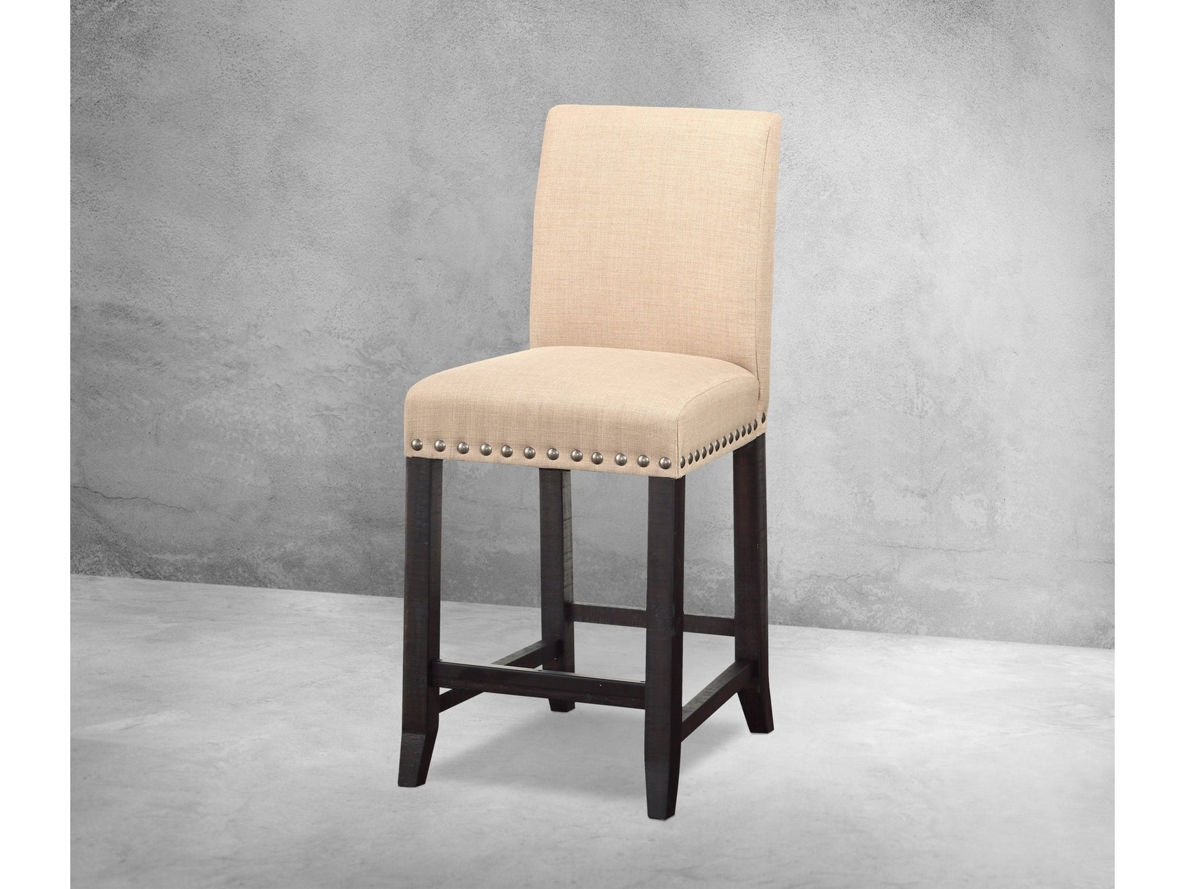 Yosemite Upholstered Kitchen Counter Stool in Cafe - Ornate Home