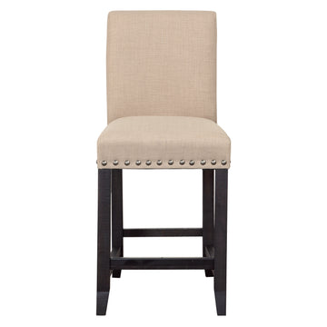 Yosemite Upholstered Kitchen Counter Stool in Cafe - Ornate Home