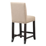 Yosemite Upholstered Kitchen Counter Stool in Cafe - Ornate Home