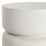 Ysabel Ivory Outdoor Side Table - Ornate Home