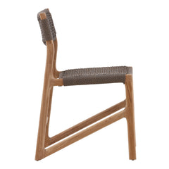 Ysidro Gray/Natural Outdoor Dining Chair - Ornate Home