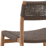 Ysidro Gray/Natural Outdoor Dining Chair - Ornate Home
