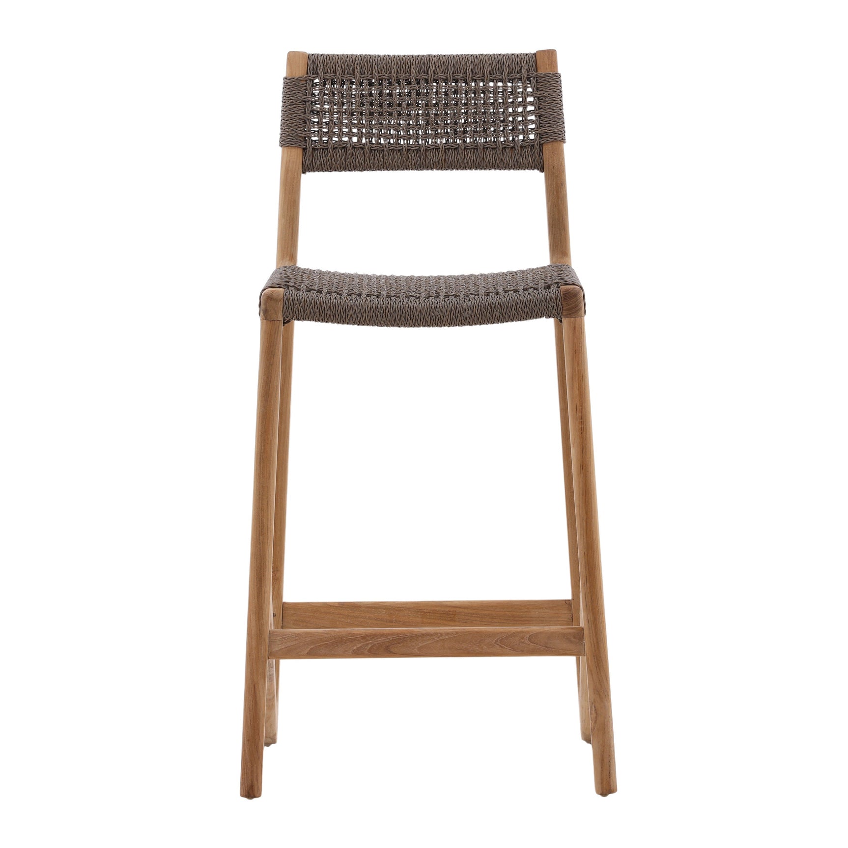 Ysidro Grey/Natural Outdoor Counter Stool - Ornate Home