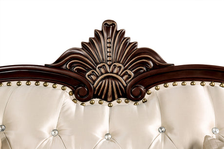 Yucatan Dark Cherry/Beige Chair - Ornate Home