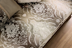 Yucatan Dark Cherry/Beige Sofa - Ornate Home