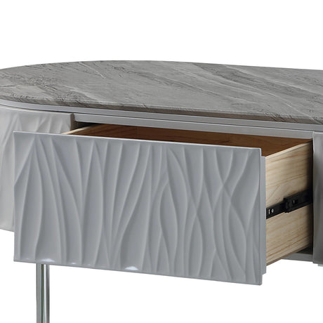 Yukino Gray Coffee Table - Ornate Home