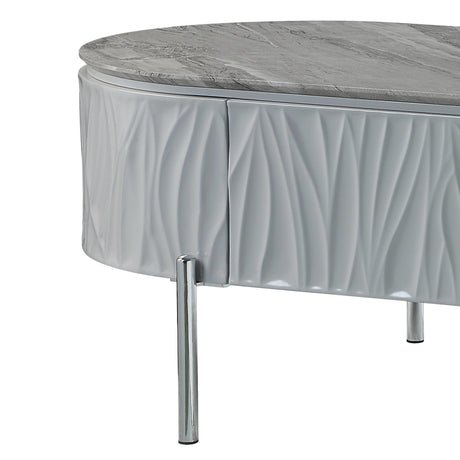 Yukino Gray Coffee Table - Ornate Home