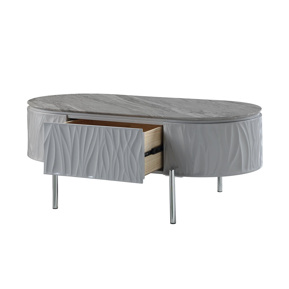 Yukino Gray Coffee Table - Ornate Home