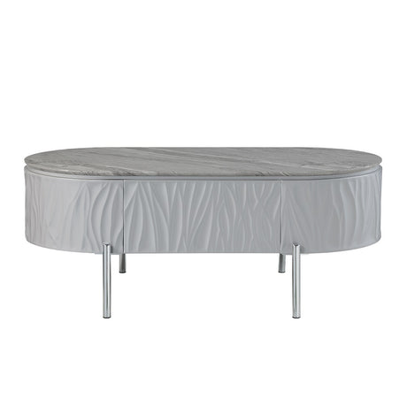 Yukino Gray Coffee Table - Ornate Home