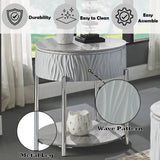 Yukino Gray End Table - Ornate Home