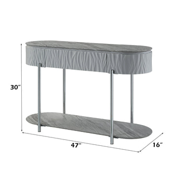 Yukino Gray Sofa Table - Ornate Home