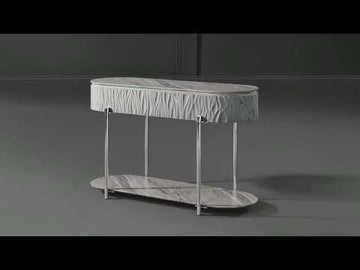 Yukino Gray Sofa Table - Ornate Home