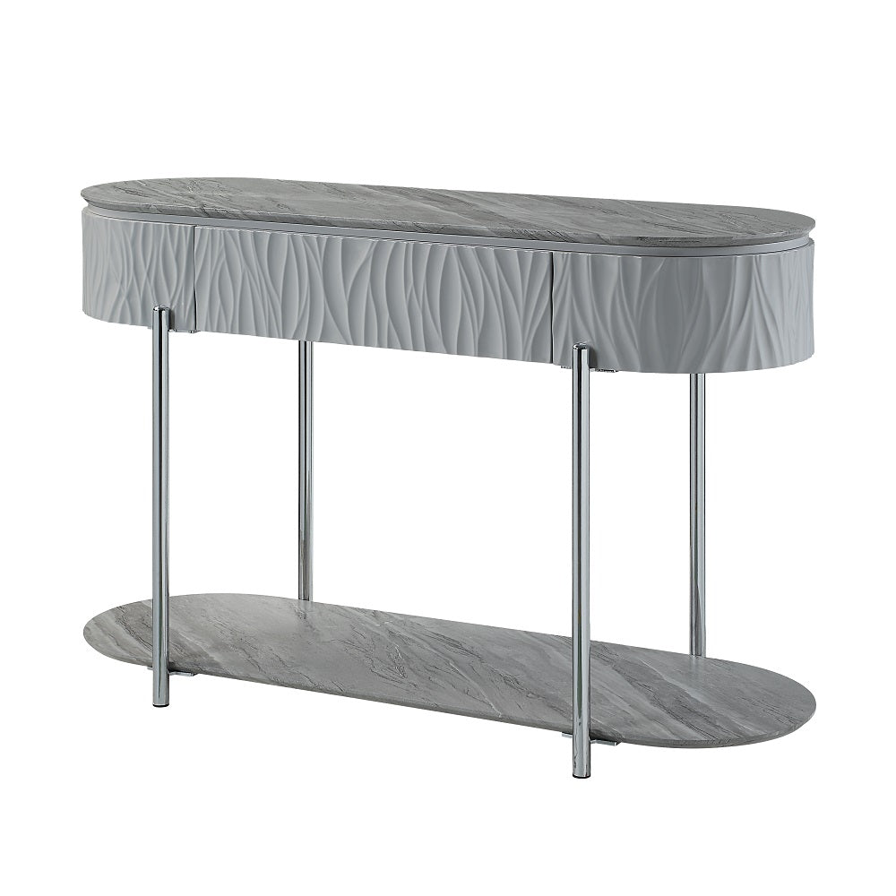 Yukino Gray Sofa Table - Ornate Home