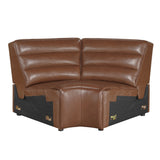 Yukon Brown Corner Seat - Ornate Home