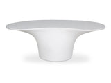 Yumi White Outdoor Coffee Table - Ornate Home