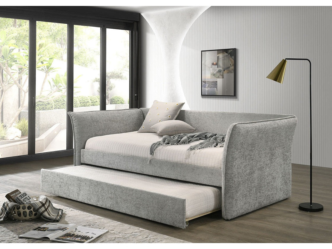 Yuri Gray Twin Daybed w/ Trundle - Ornate Home