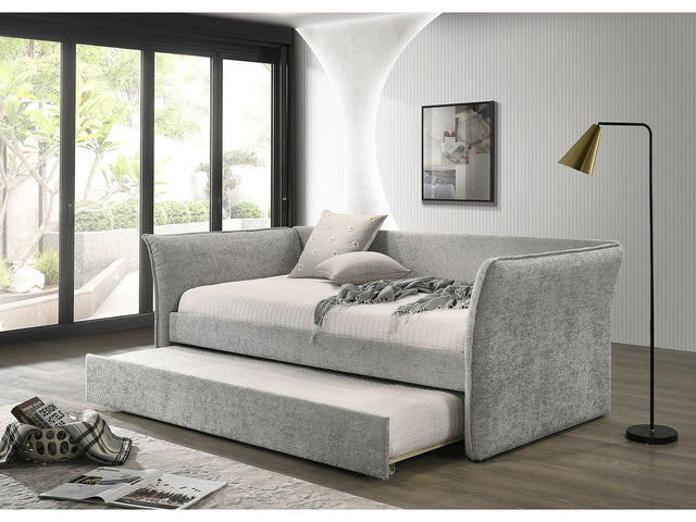 Yuri Gray Twin Daybed w/ Trundle - Ornate Home
