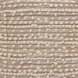 Yuri Ivory Pouf - Ornate Home