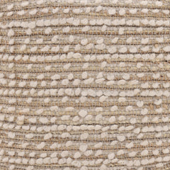 Yuri Ivory Pouf - Ornate Home