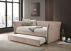 Yuri Pink Twin Daybed w/ Trundle - Ornate Home