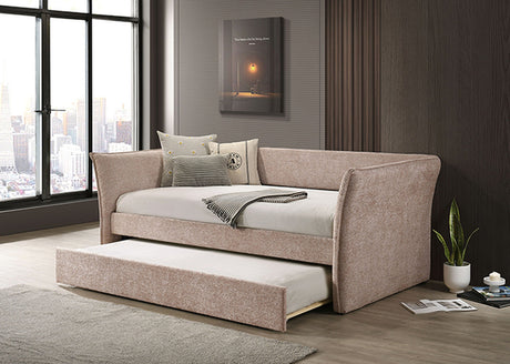 Yuri Pink Twin Daybed w/ Trundle - Ornate Home
