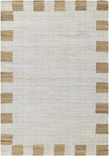 Yuval Dotted Bordered Jute Carpet - Clearance - Ornate Home