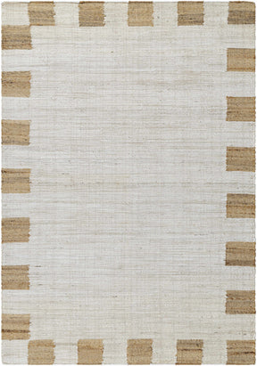 Yuval Dotted Bordered Jute Carpet - Clearance - Ornate Home