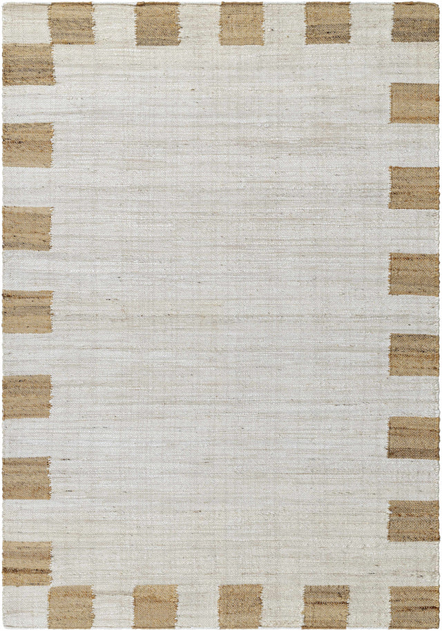 Yuval Dotted Bordered Jute Carpet - Clearance - Ornate Home