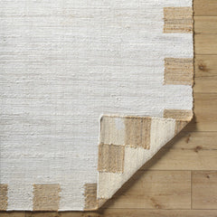 Yuval Dotted Bordered Jute Carpet - Clearance - Ornate Home