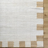 Yuval Dotted Bordered Jute Carpet - Clearance - Ornate Home