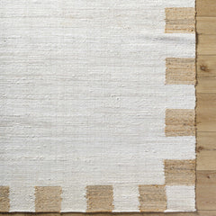 Yuval Dotted Bordered Jute Carpet - Clearance - Ornate Home