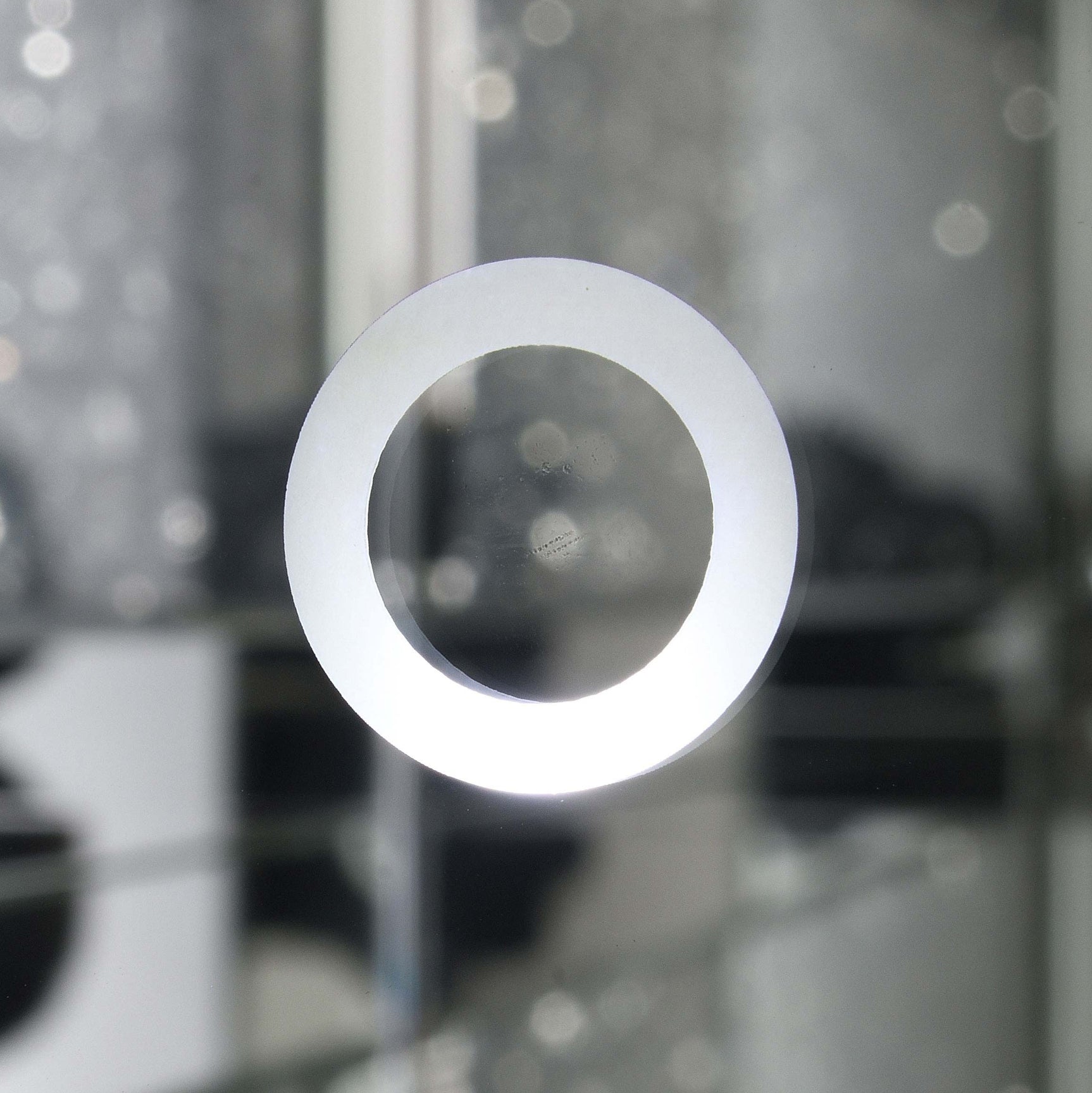 Yvaine Silver 2-door Mirrored Acrylic Home Bar Wine Cabinet - Ornate Home