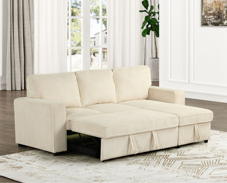 Yves Beige Sectional - Ornate Home