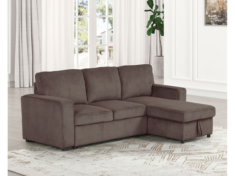 Yves Brown Sectional - Ornate Home