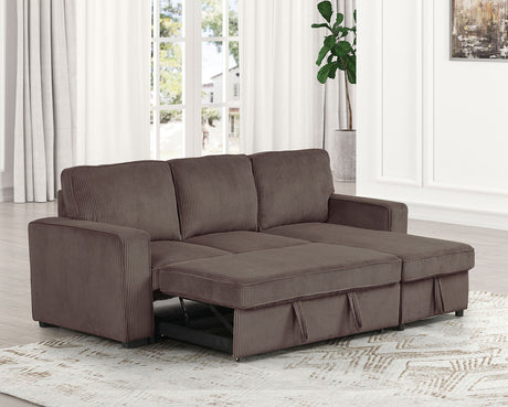Yves Brown Sectional - Ornate Home