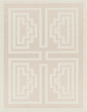 Yves Cream Outdoor Rug - Clearance - Ornate Home