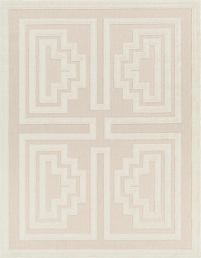 Yves Cream Outdoor Rug - Clearance - Ornate Home