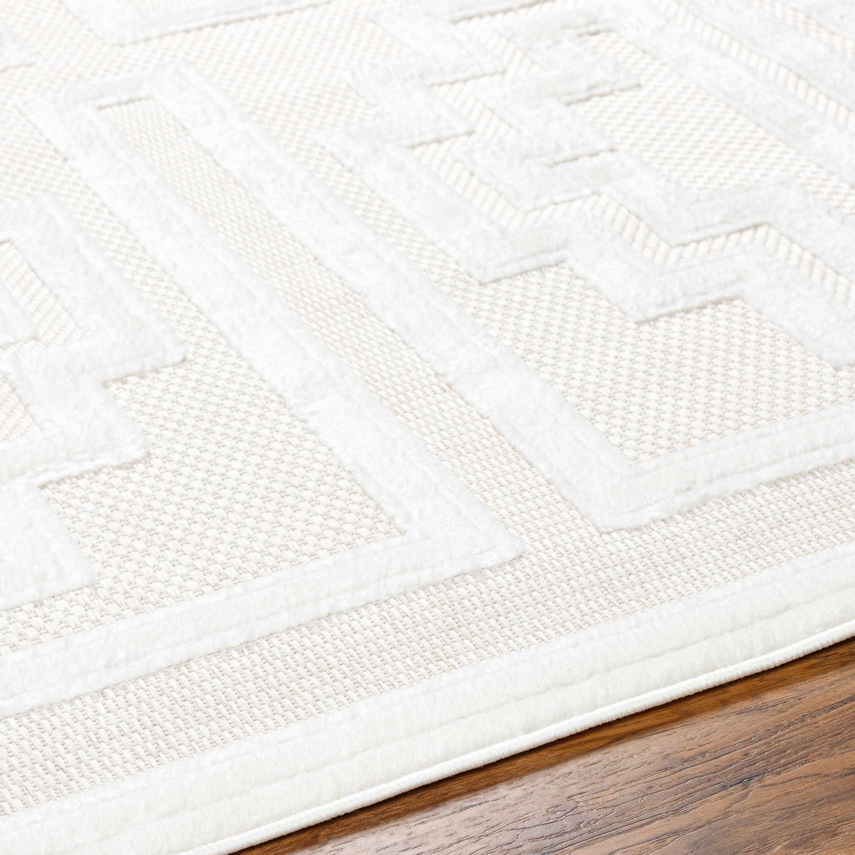 Yves Cream Outdoor Rug - Clearance - Ornate Home