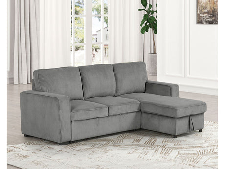 Yves Dark Gray Sectional - Ornate Home