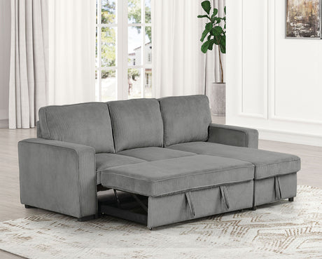 Yves Dark Gray Sectional - Ornate Home