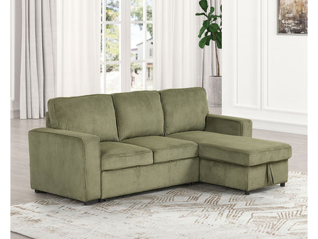 Yves Green Sectional - Ornate Home