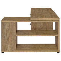 Yvette Mango 60-inch 3-drawer L-Shape Computer Desk - Ornate Home