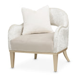 Yvette Medium Champagne/Porcini Accent Chair - Ornate Home