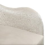 Yvette Medium Champagne/Porcini Accent Chair - Ornate Home