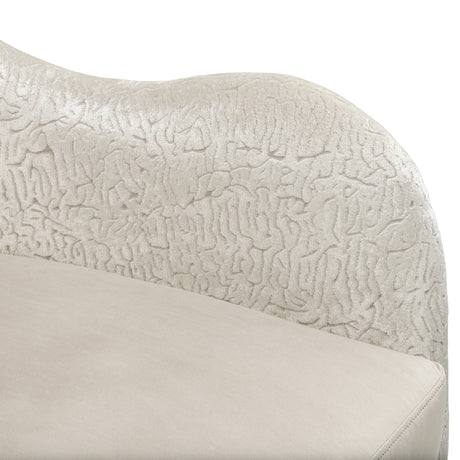 Yvette Medium Champagne/Porcini Accent Chair - Ornate Home